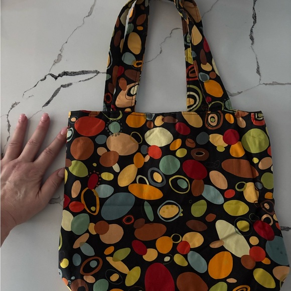 Colorful Patterned Tote Bag - Picture 2 of 3